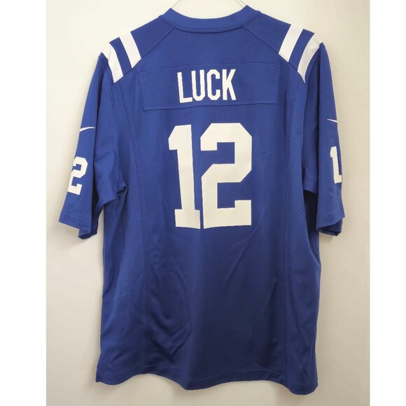 Nike NFL On Field Jersey- Andrew Luck #12 Indianapolis Colts- Size L - Picture 2 of 2
